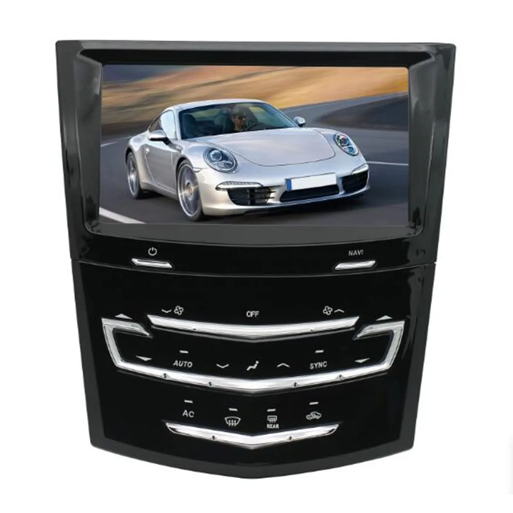 

Android 12 для Cadillac ATS XTS CTS SRX 2013-2024 Tesla радио стиль экран автомобильный GPS-навигатор головное устройство мультимедийный плеер