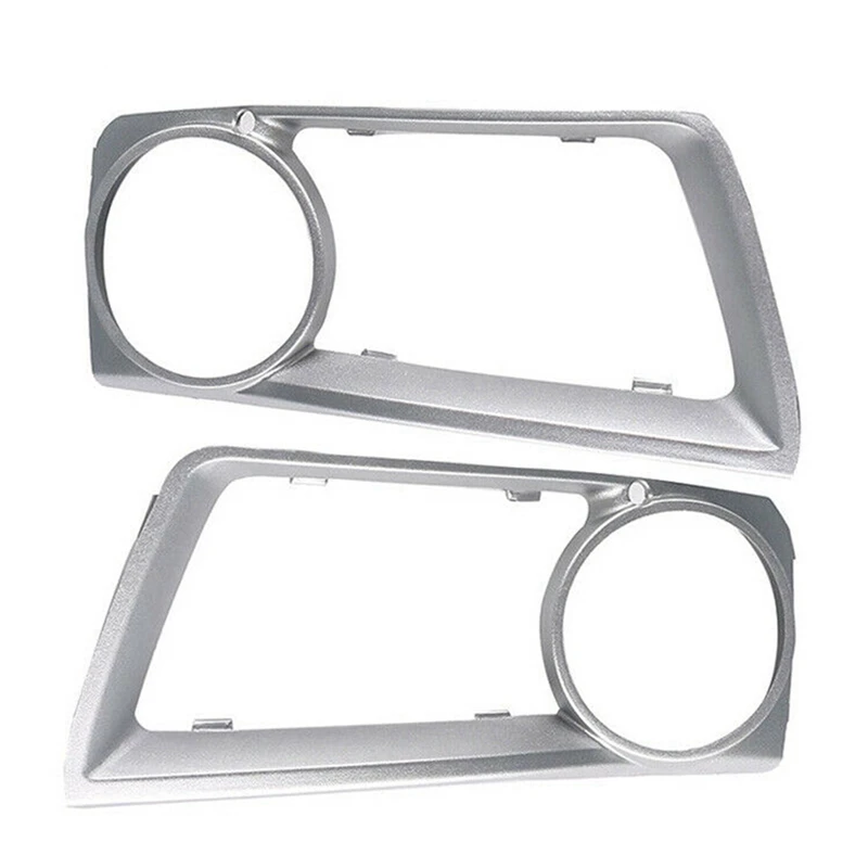 

51117312595 51117312596 1Pair LH+RH Bumper Fog Light Grill Cover Trim Replacement Parts For BMW E71 X6 2012 2013 2014