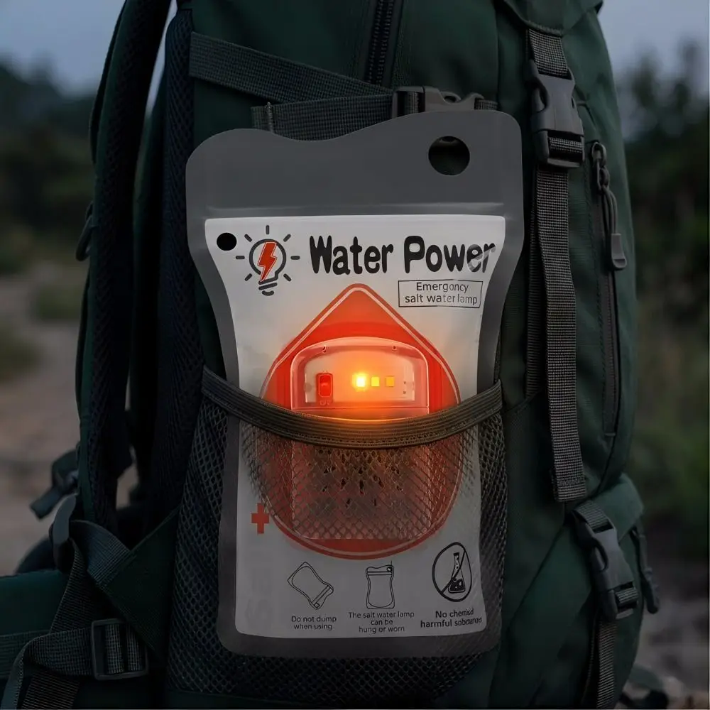 3 LED 조명 소금물 램프 수명 120시간 휴대용 디자인 비상등 오래 지속되는 배터리 없는 비상 램프 생존등