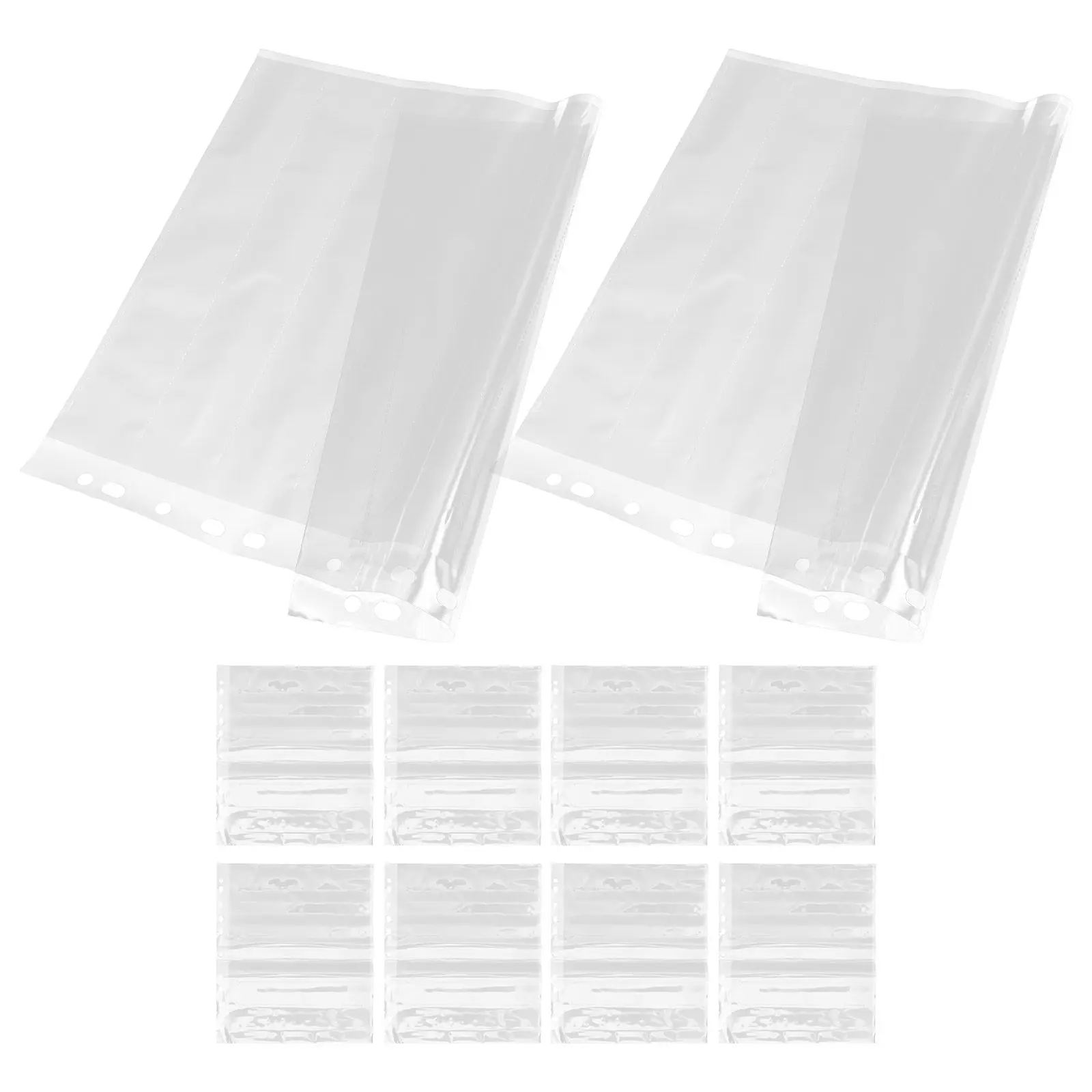 10Pcs 네거티브 슬리브 방수 보호 필름 보관 페이지 방진 보관 사진 홀더 주최자 네거티브 슬리브