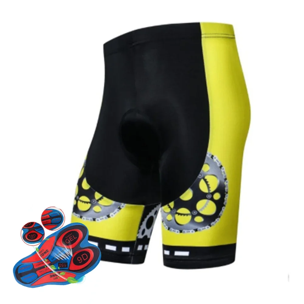 9D Gel Padding Bicycle Tights New Mountain Bike Pants Sun Protection MTB Clothing biker shorts cycling shorts cycling pad