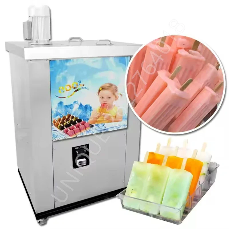 Commercial 1/2/4 Mold Stainless Steel Fruit Milk Automatic Ice Cream Popsicle Making Machine Ice Lolly Maker High Efficiency 4