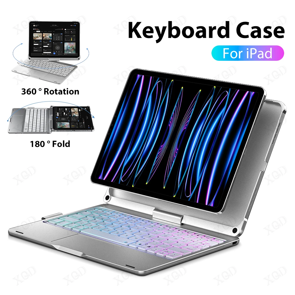 

For Ipad Pro 11 4th 12.9 6th Magic Keyboard Case For iPad Air 5 4 3 2 9 10 9th 10th Generation 10.9 Mini 6 10.2 10.5 Funda Cover