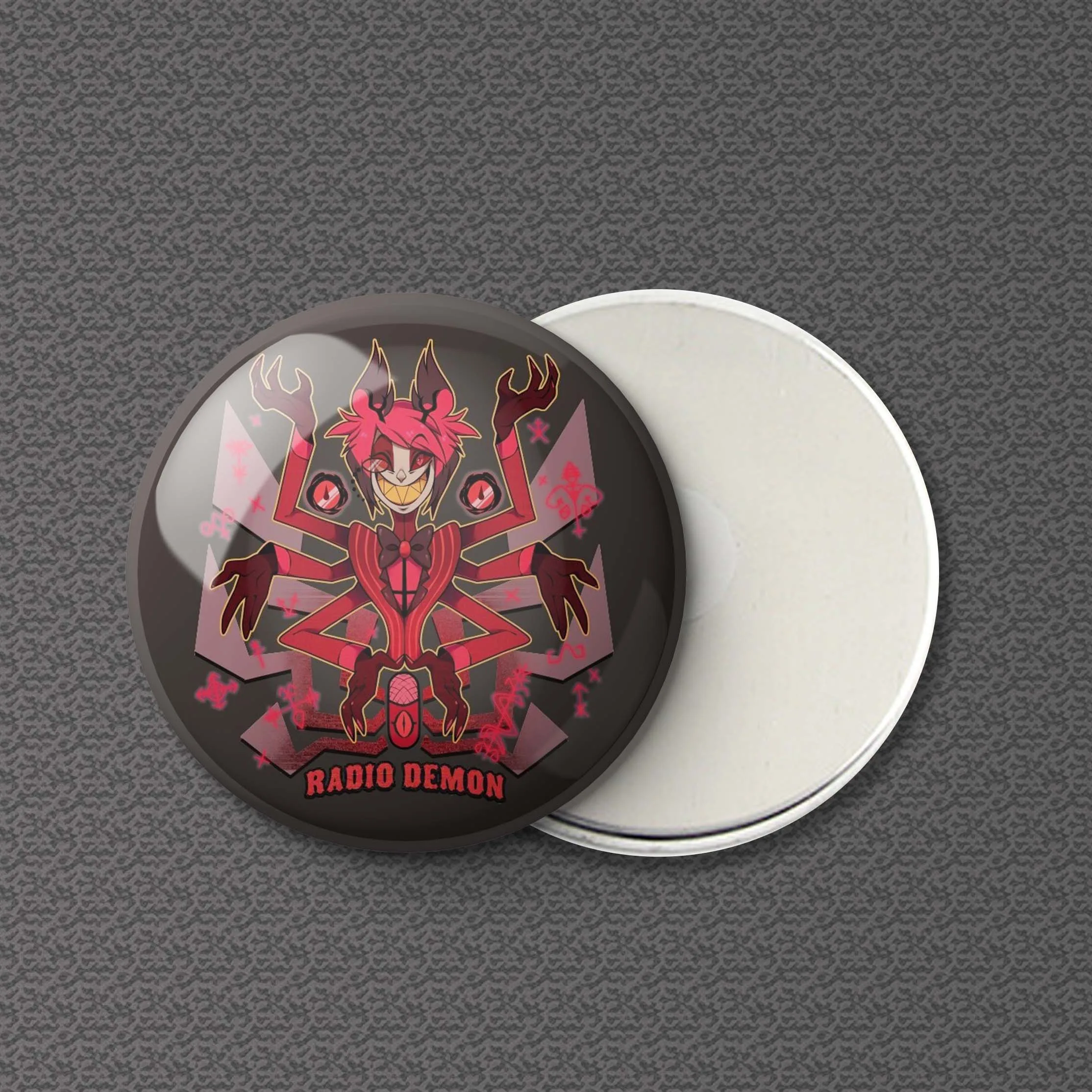 

Магнит на холодильник с изображением демона, симпатичная металлическая доска для домашнего возлюбленного, забавная модная одежда, украшения для женщин, магнитные креативные