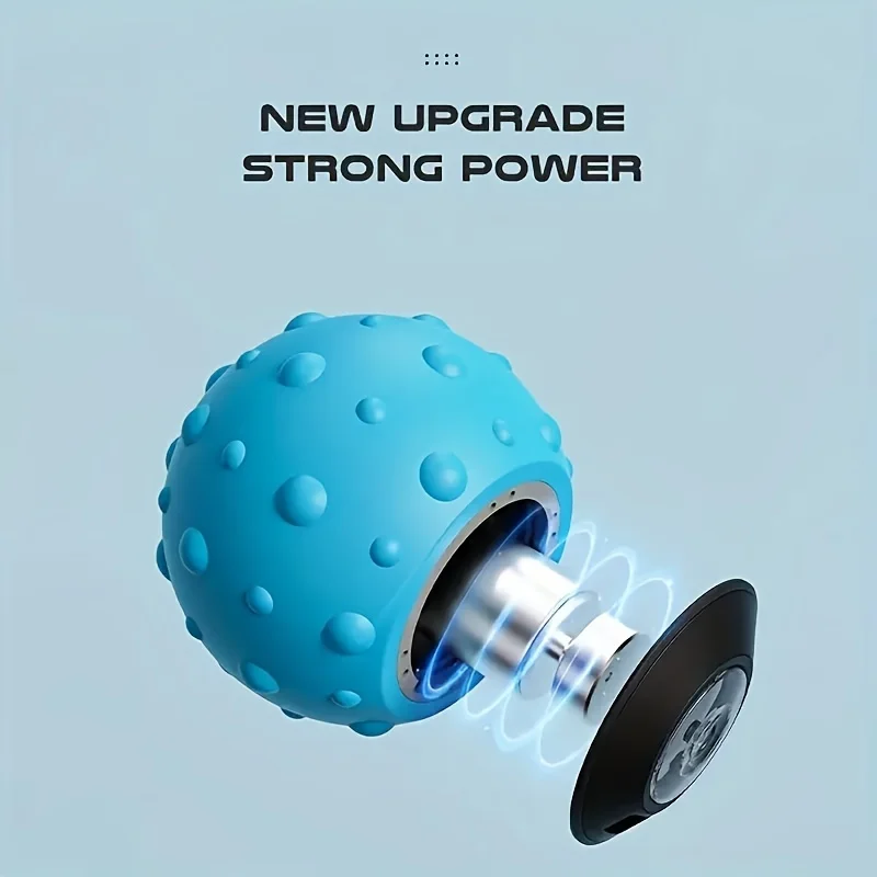 5-Speed Rechargeable Massage Ball-Relaxing Deep Tissue Massager for Muscle Recovery, Plantar Fasciitis Relief, and Foot Pain -