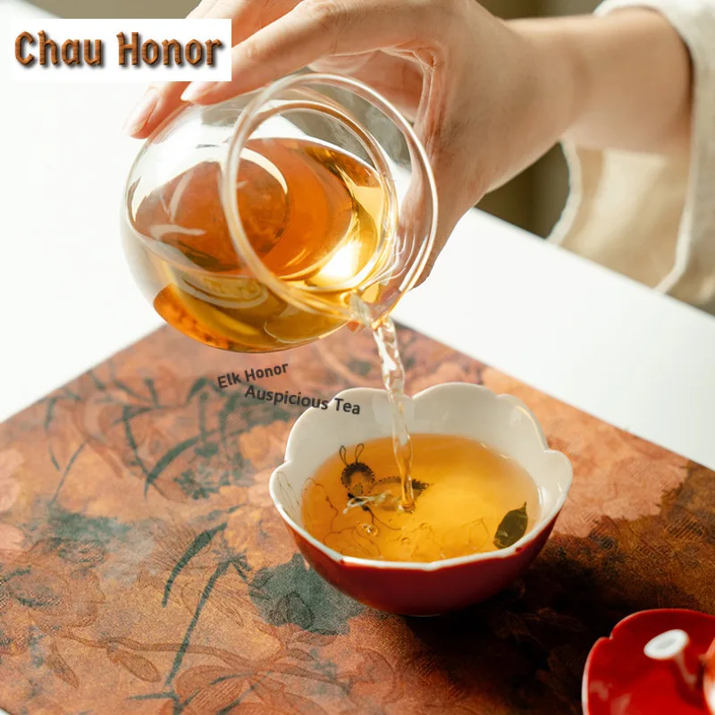 100ml Hand Painted Butterfly Teacup Aesthetic Tea Bowl Cute Cup Tea-tasting Meditation Cup Chazhan Master Cups Tableware Gift