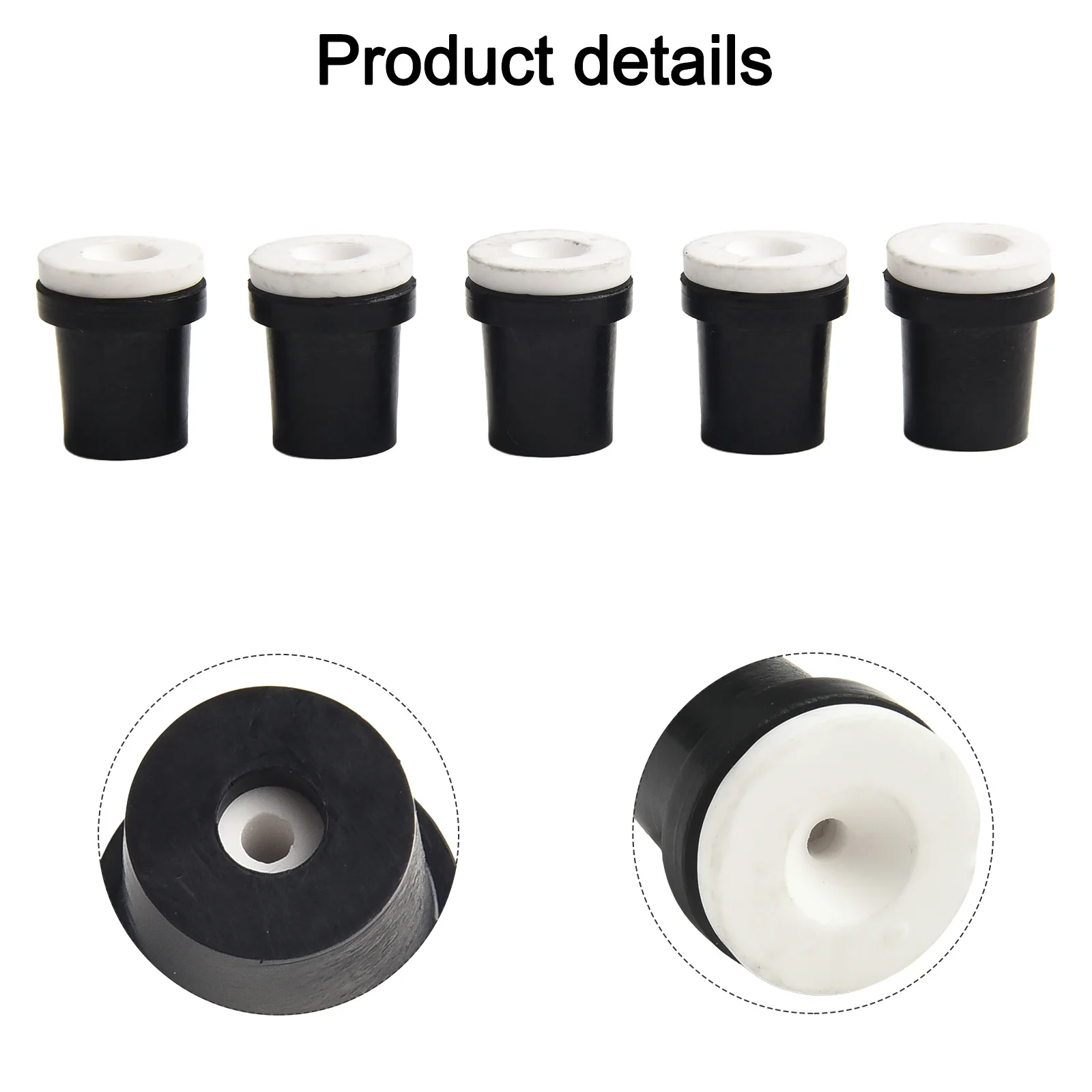 5pcs Sandblast Tips 23 5mm for 5gallon Sandblasting Tanks Ceramic Lined Nozzles Designed for Rust and Paint Removal