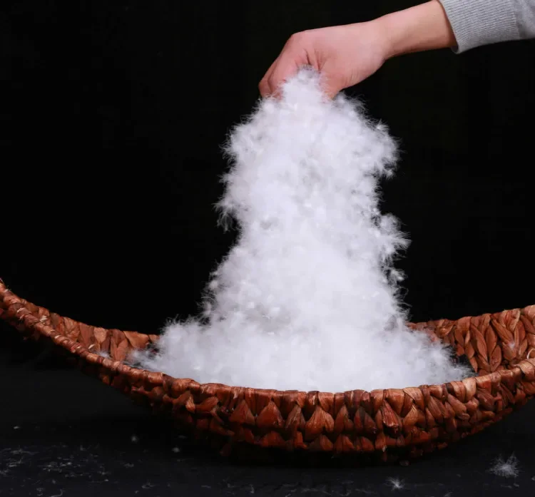 200g/lot washed down 95% pure large white sticky goose down,DIY pillow jacket core coat bulk goose piumino donna