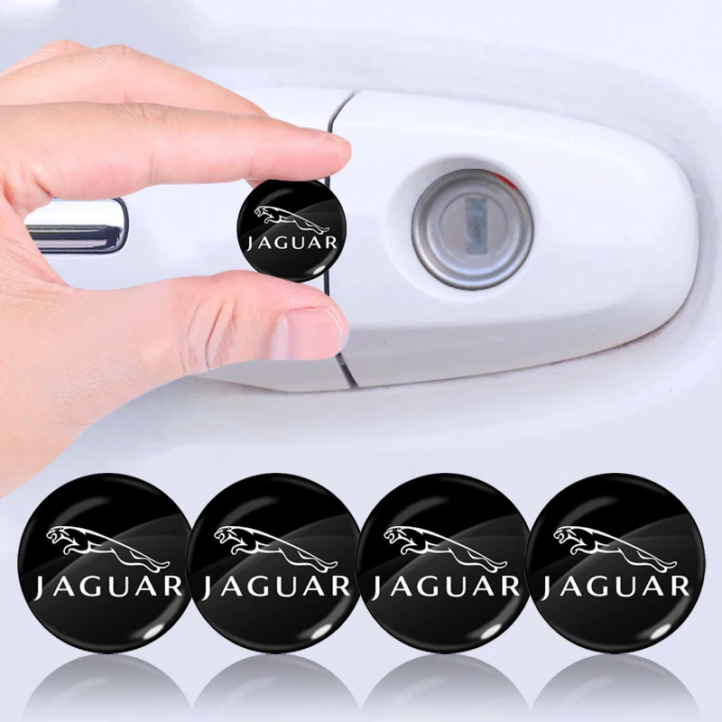Universal Car Door Keyhole Stickers Car Decorative decals For Jaguar XF