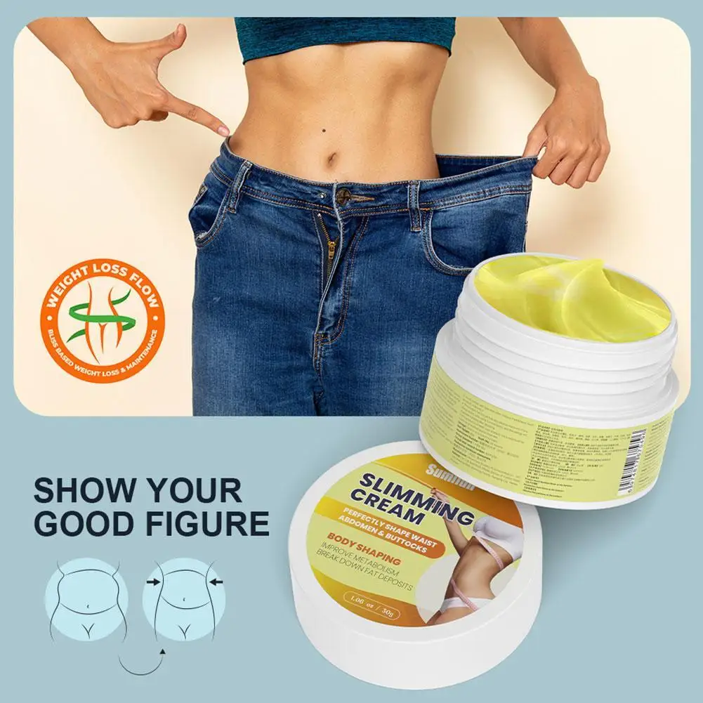 

30g Fat Burning Slimming Ointment Fast Lose Weight Products Beautiful Curve Massage Cream Remove Cellulite Medical Balm
