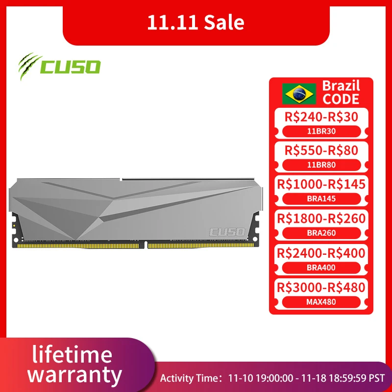 Desktop Ram Memory CUSO DDR4 RAM Desktop Memory 8GB 3600MHZ 3200MHz ddr4 memory for desktop Dimm Ram