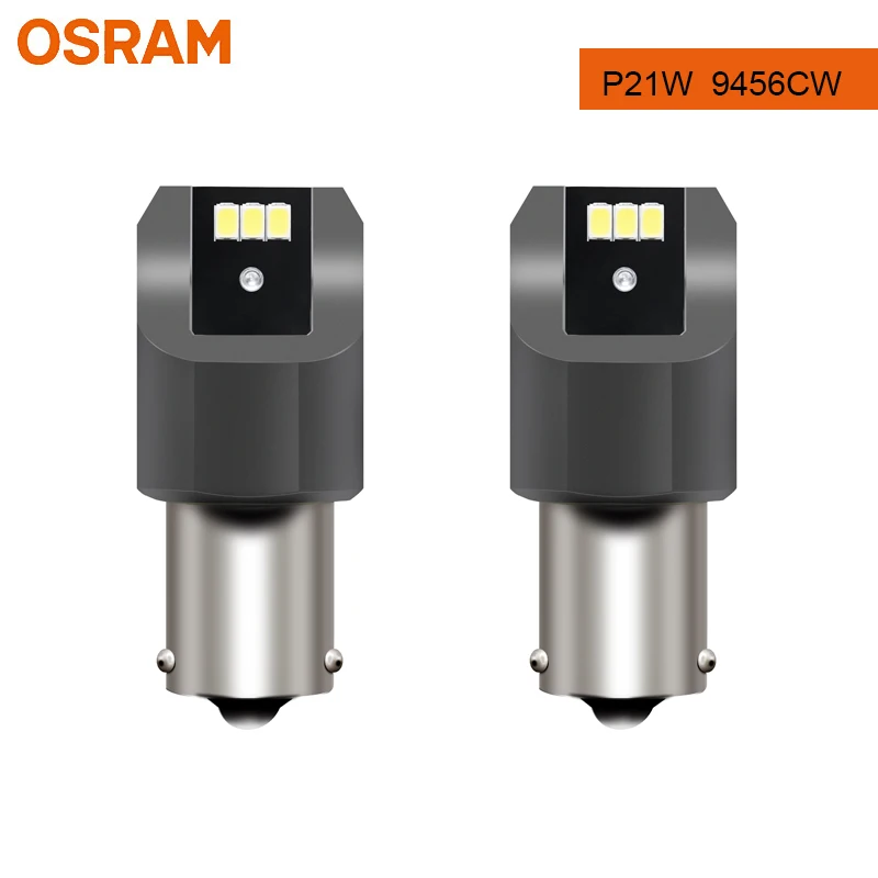 OSRAM - 2 Stk. LED-Lampen P21W 12V orange,  AG
