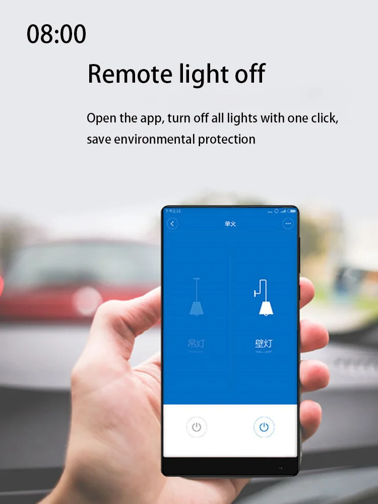 Wall Switch D1 ZigBee Smart Wireless Switch Key Light Remote Control Fire Wire W