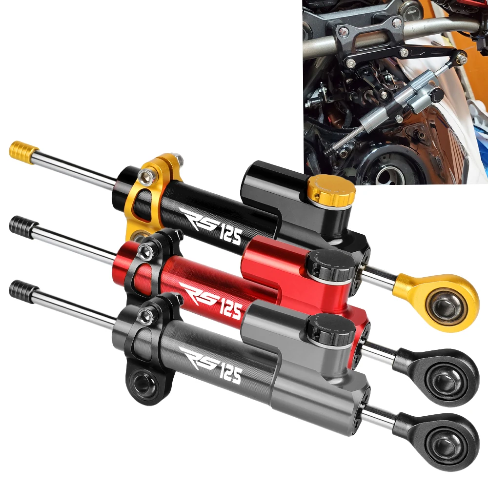 

For APRILIA RS125 RS 125 2016 2017 2018 2019 2020 2021 2022 CNC Aluminum Motorcycle Damper Steering Stabilize Safety Control