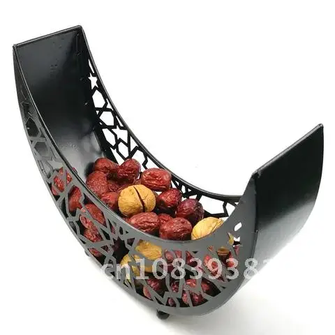 

Handicraft Design 30CM New Eid Al-Fitr Desktop Coffee Table Decoration Tray Creative Iron Storage Tray
