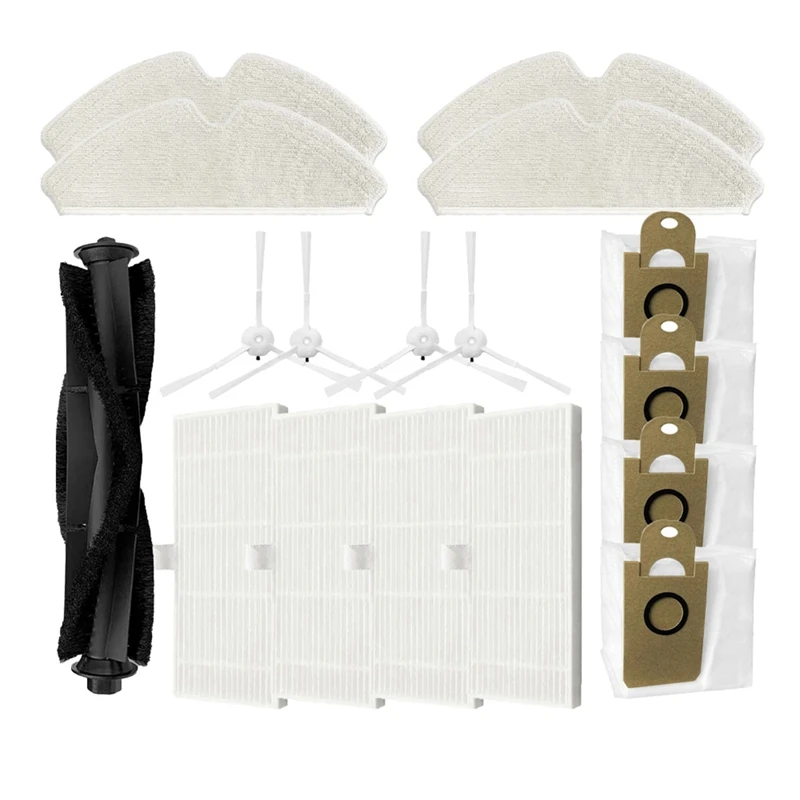 

Запасные части для Miwhole M7 Pro, основная боковая щетка, Hepa фильтр, швабра, тканевый пылесборник