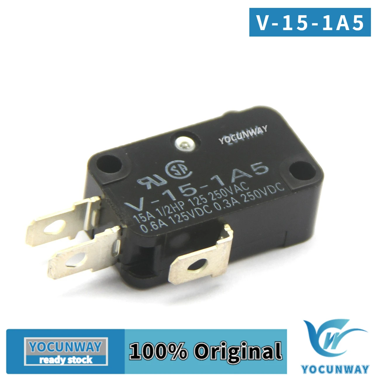 

2 Pcs New Original JapanOMRON Micro Switch V-15-1A5 Large Limit Switch