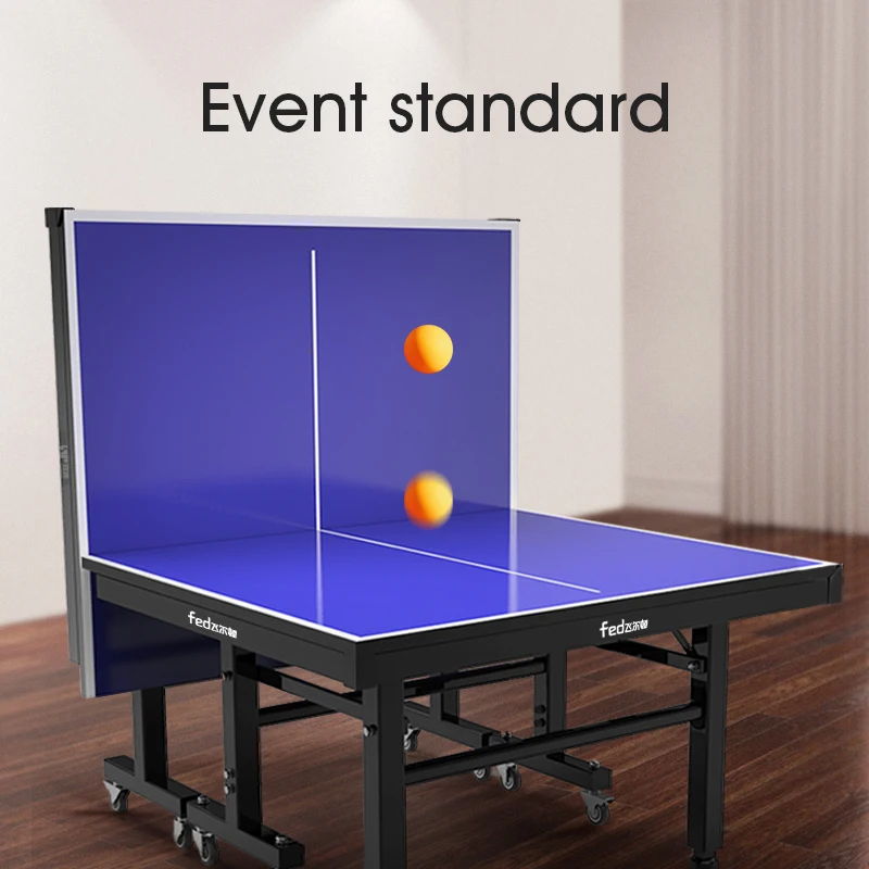 12/16/18/25MM Tennis Table with Wheels Portable Professional Outdoor Indoor Foldable and Removable Singles Practice Tennis Table