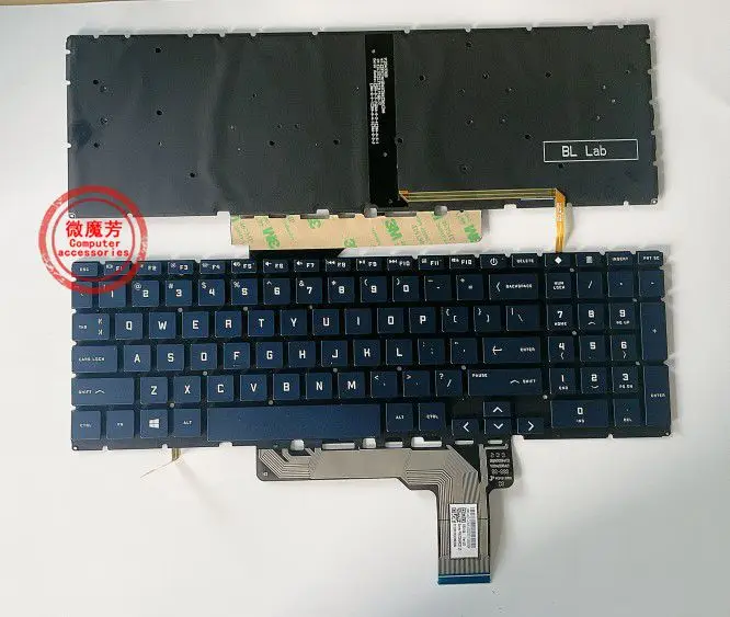 Ru/Tastiera Degli Stati Uniti Per Hp Victus 16-E0078Ur 16-E ‎ 16-E0010Nr Tpn-Q263 16-E 16-D 16-D0013Dx ‎ 16-E0043Nr 16-E0075Ax 16-D0030 16T-D000