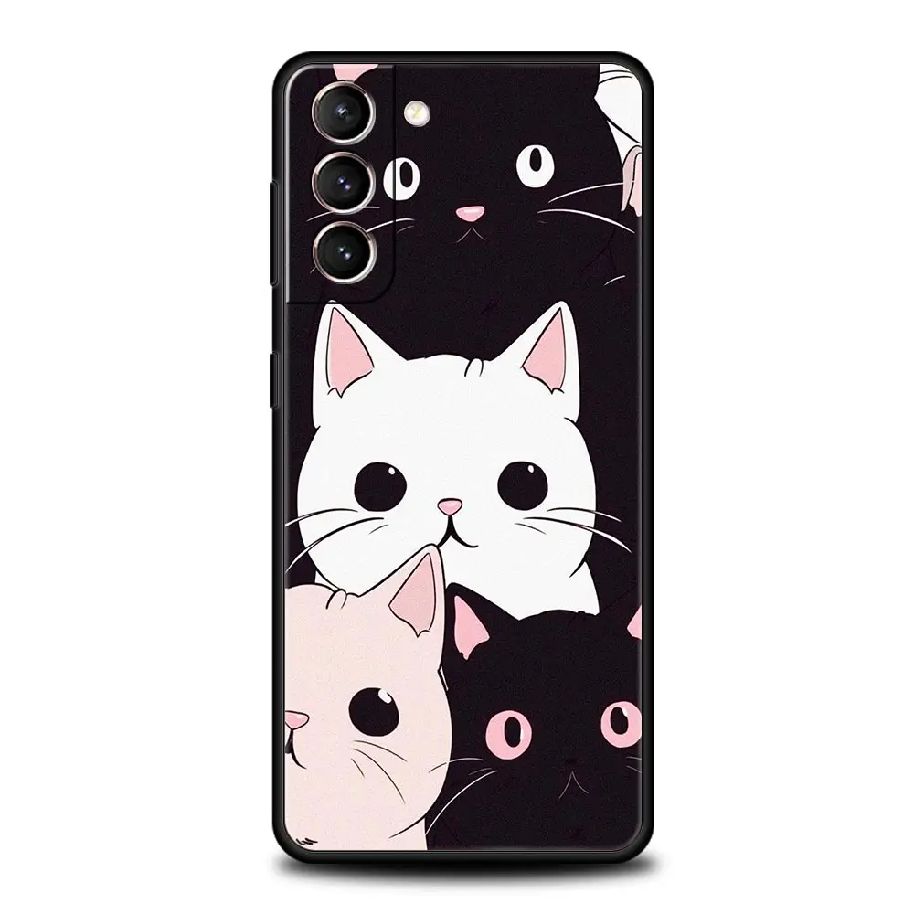 Charming Cat Soft Silicone Phone Case
