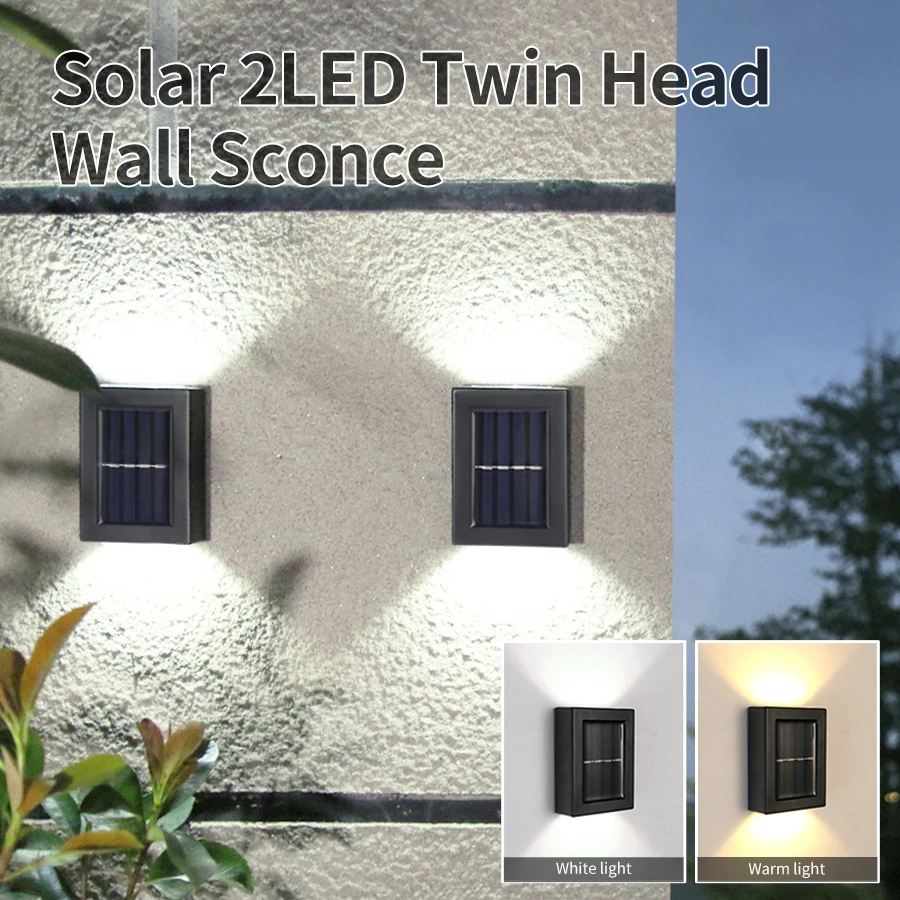 Solar-Powered Outdoor Decorative Light - Waterproof Up/Down Spot Lamp