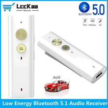 

Bluetooth 5.0 Receiver Low Lantency LL 3.5mm Jack AUX Audio Receiver Car Kit Handsfree Call Mic Clip Wireless Adapter & Earphone