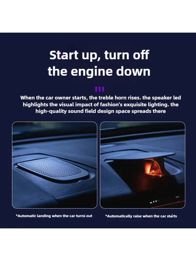 High Quality Car Speakers Audio System for Volvo XC60 Tweeters Car Audio LED Lig