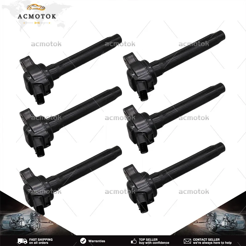 

6X 90919-A2013 Ignition Coil For LEXUS ES350 RX350 RX450H TOYOTA AVALON CAMRY HIGHLANDER SIENNA 3.5L