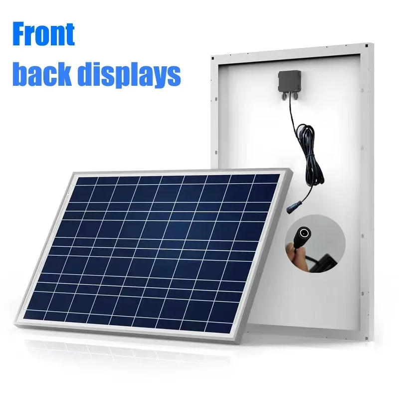 1000W 500W 12V photovoltaic solar panel kit 100A controller solar panel charger, suitable for fast batteries in homes/camping/RV