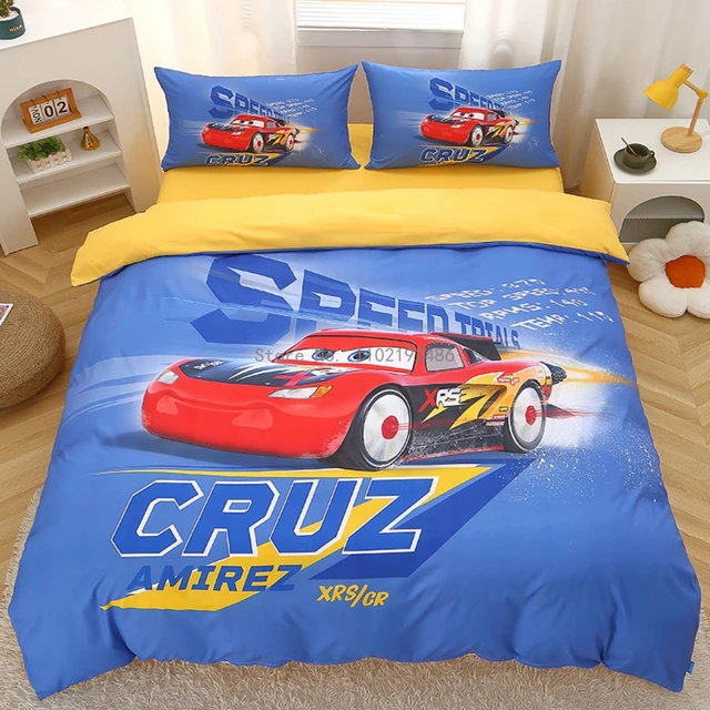 Disney Blitz McQueen 95 Autos Cartoon Bettwäsche-sets Mit Blatt Für Kinder  Jungen Mädchen Schlafzimmer Decor Einzigen Twin Voll Größe - AliExpress