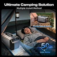 Climatiseur portable IOG-1 5200BTU 400W 220V, mini climatiseur mobile pour camping, tente, camping-car, extérieur et maison. 5
