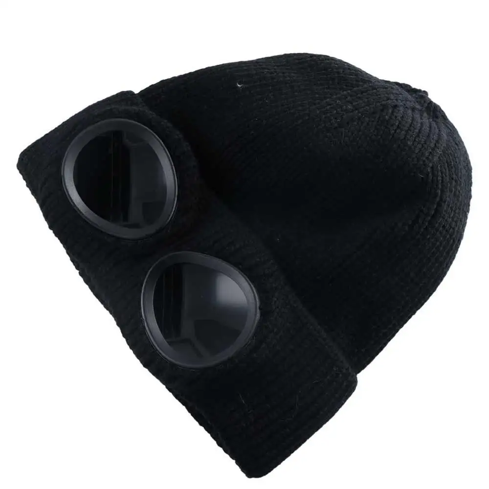 Ear Protection With Glasses Pullover Cap Skullies Caps Pilot Glasses Cap Ski Cap Knitted Hats Women Wool Caps Korean Beanies - 4