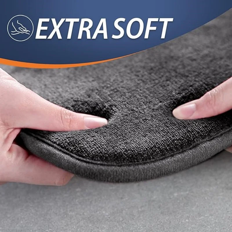 Floor Mat Absorbent Non Slip Bath Mat Anti Slip Coral Velvet Bathroom Floor Door Home Decoration