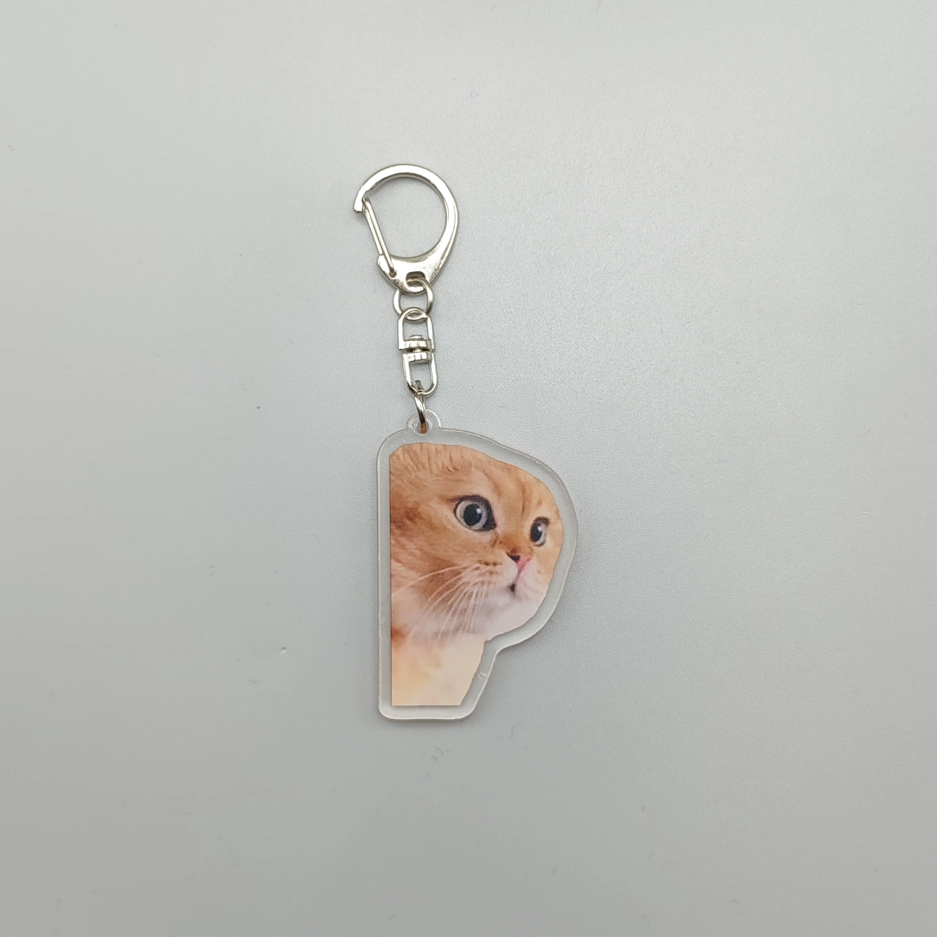 Porte-clés pendentif mignon pour sac à main pour femme, deux chats, roi prudent, mème, chat poli, choses mignonnes, cadeau bon marché pour meilleur ami