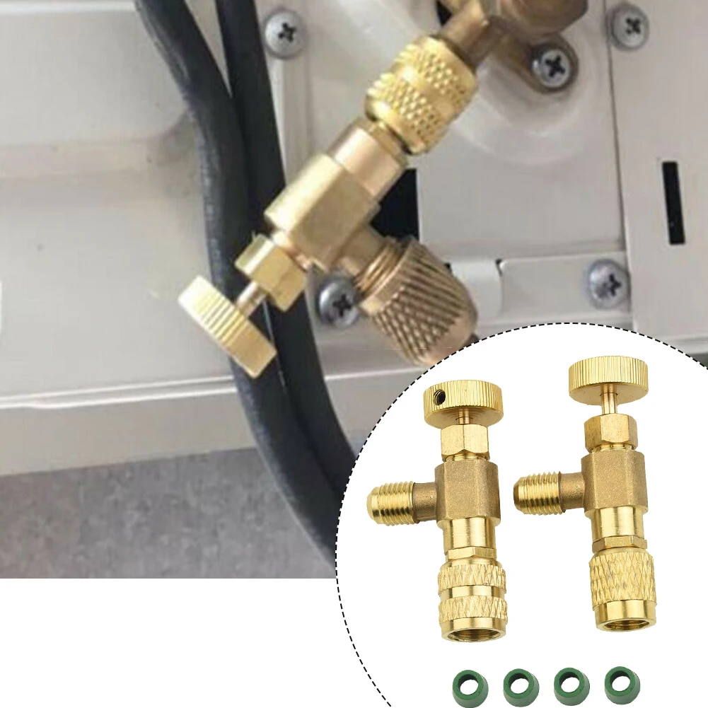 

Адаптер для зарядки холодильника кондиционера R22/R410A 1/4 дюйма, предохранительный адаптер для ремонта и фторида кондиционера