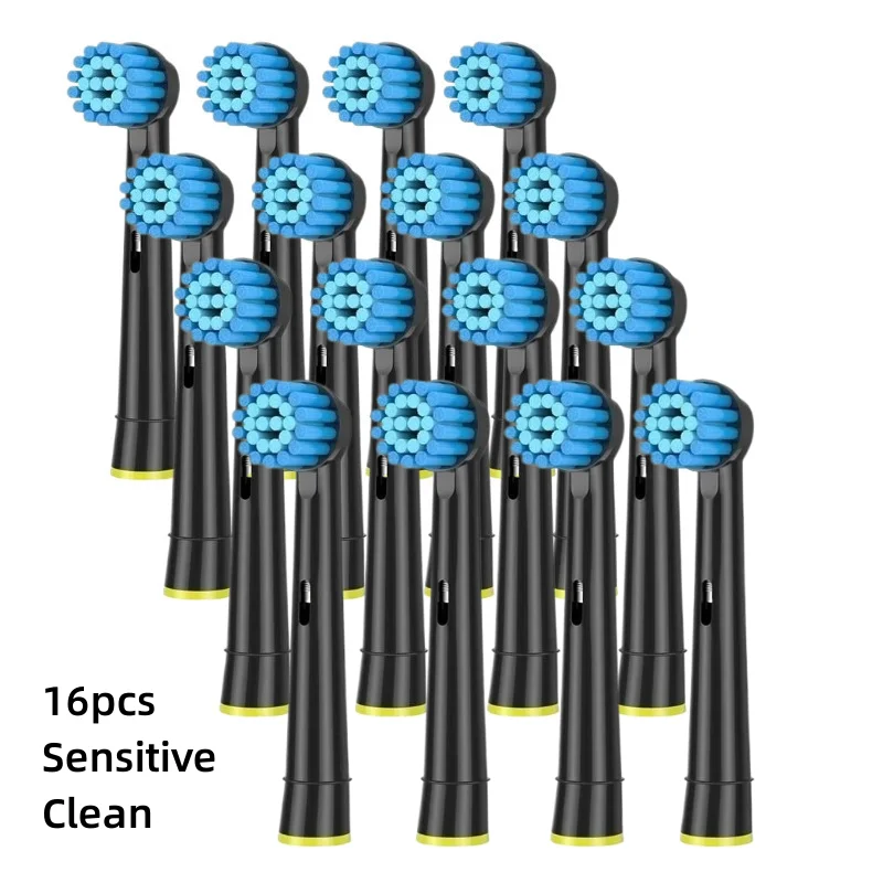 Premium Replacement Brush Heads - Pack of 16/20 for Sensitive and Cross Action Cleaning