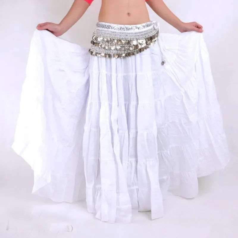 

Plus size Bohemia style Belly Dance Skirt Sexy Tribal Dance Skirt 38 inches long Gypsy Training Skirts wholesale many colors !
