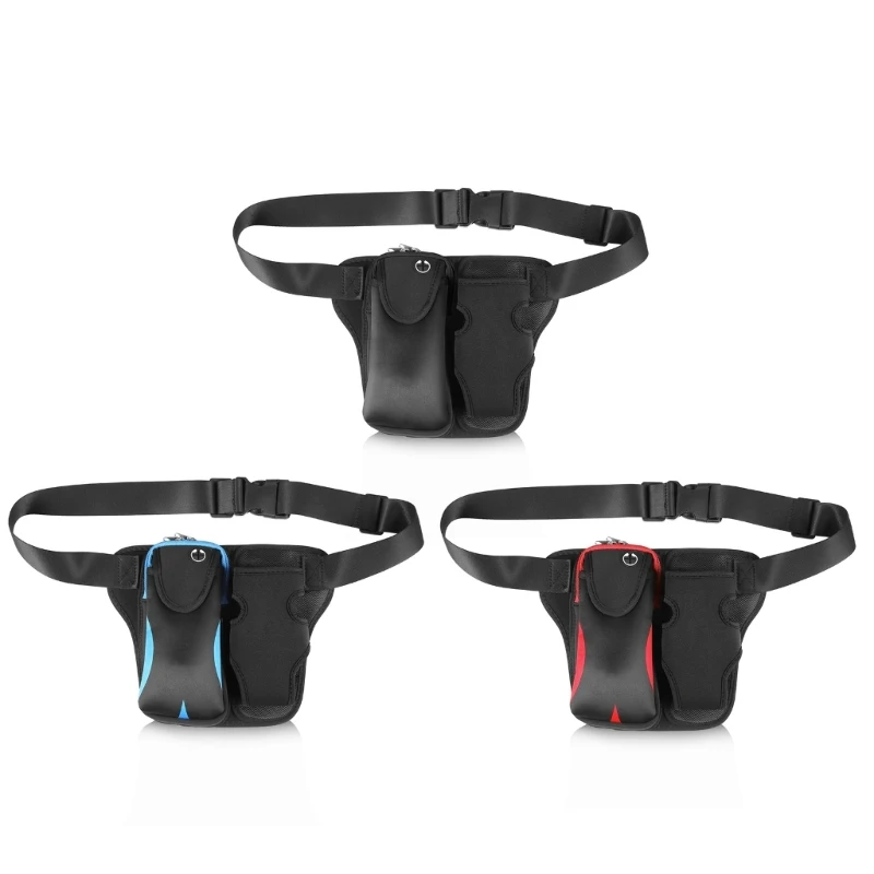 

Hiking Waist Bag Fanny Pack with Bottle Water Holder for Men Women Running & Phone Walking Fitting for All Phones Gift