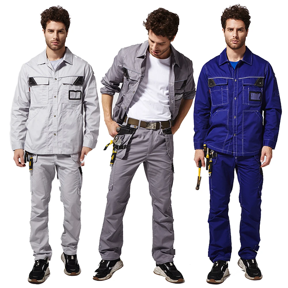 Zomer Arbeid Kleding Werkkleding Kleding Werklieden Werk Uniform Auto Workshop Shirt En Broek Polykatoen Suits| | - AliExpress