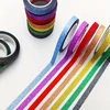 Glitter Washi Tape Set - Scrapbook Supplies - Aesthetic Washi Tape Set - Journal Supplies - Slim Washi Tape Set - Creative journ 4