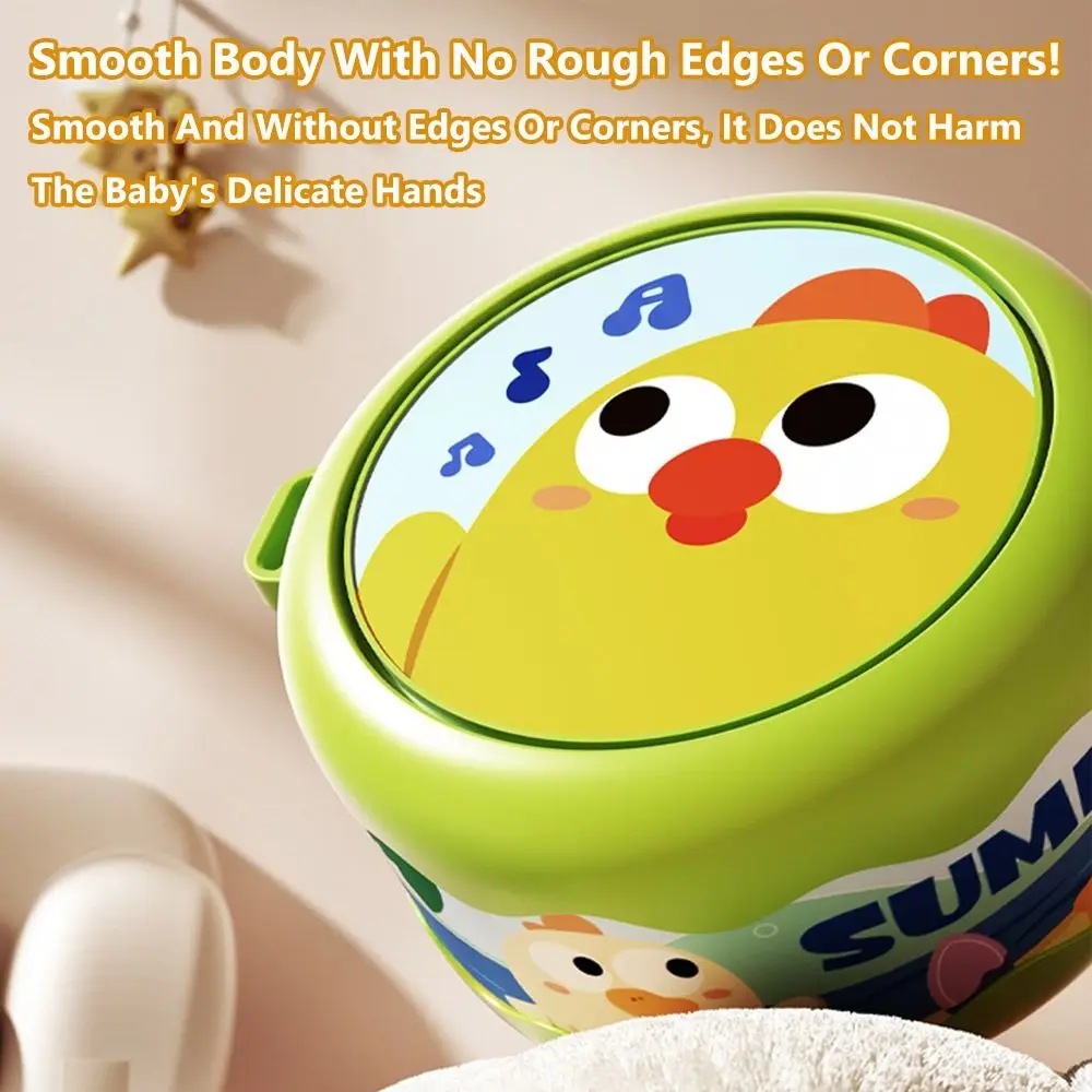 5pcs Portable Early Education Waist Drum Set 0-12 Months 5pcs Set Intelligence Musical Instrument Parent-Unisex Interaction