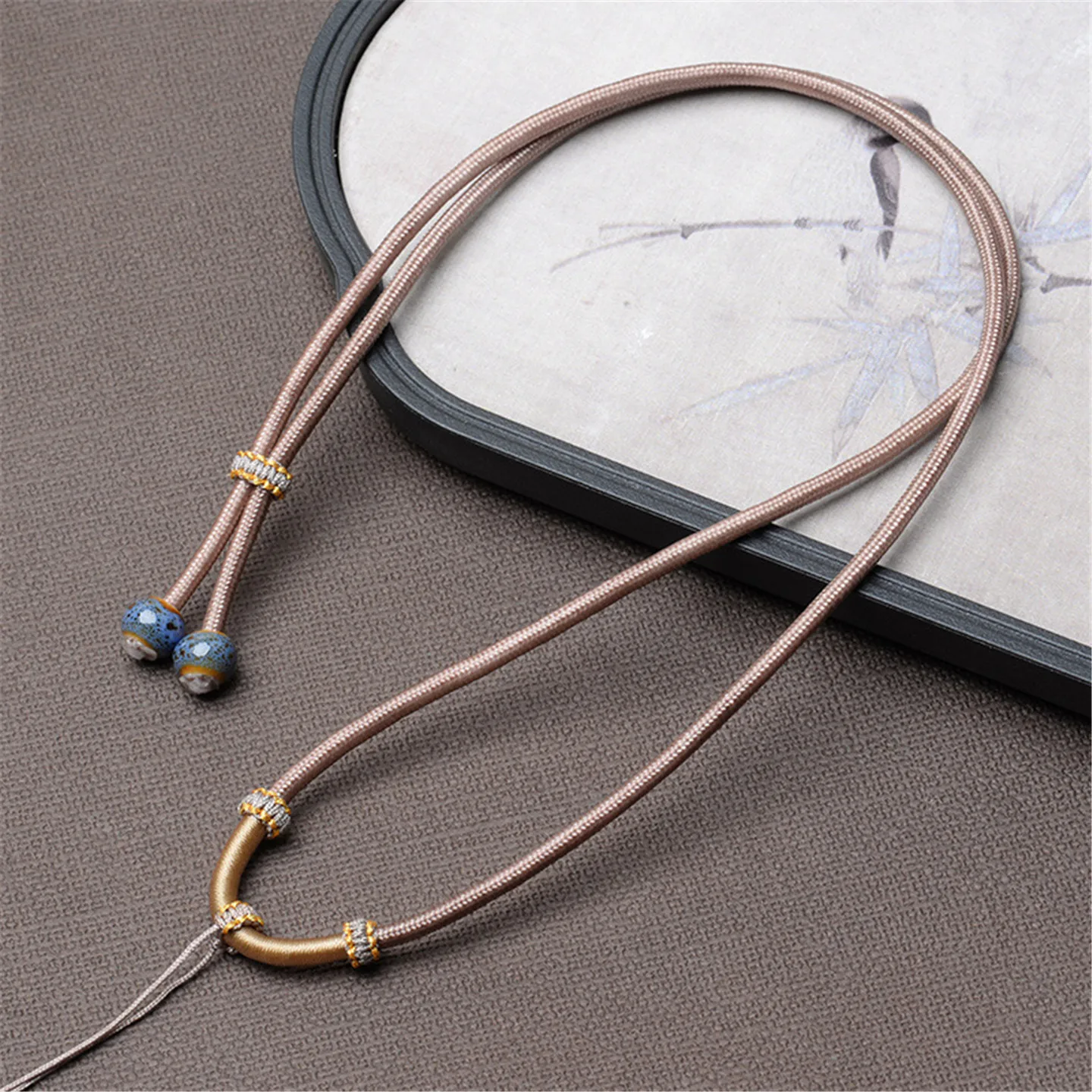 Hand-Woven Beaded Jewelry Cord - Retro Exquisite Nylon Thread