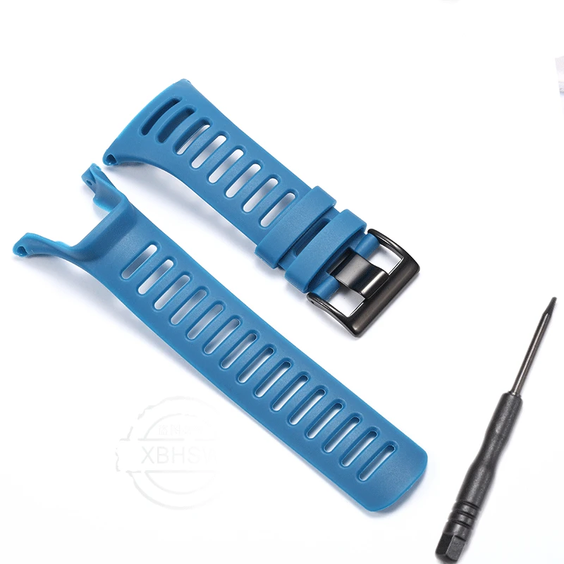 Durable Waterproof Silicone Replacement Watch Band with Rubber Strap