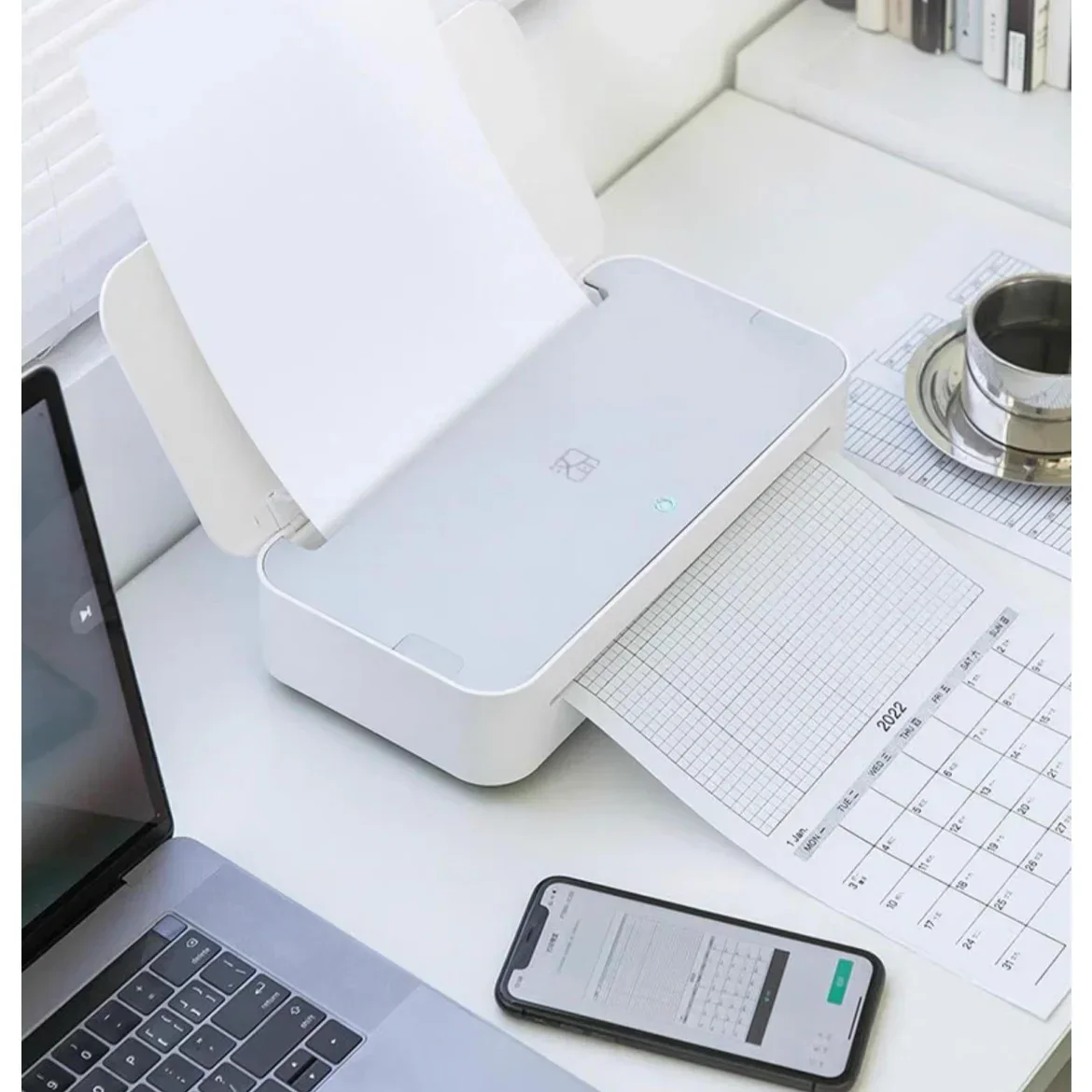 GlowMartHPRT A4 Portable Wireless Mini Hand BT Thermal Label Pocket Printer Sticker Machine Impresora Portatil