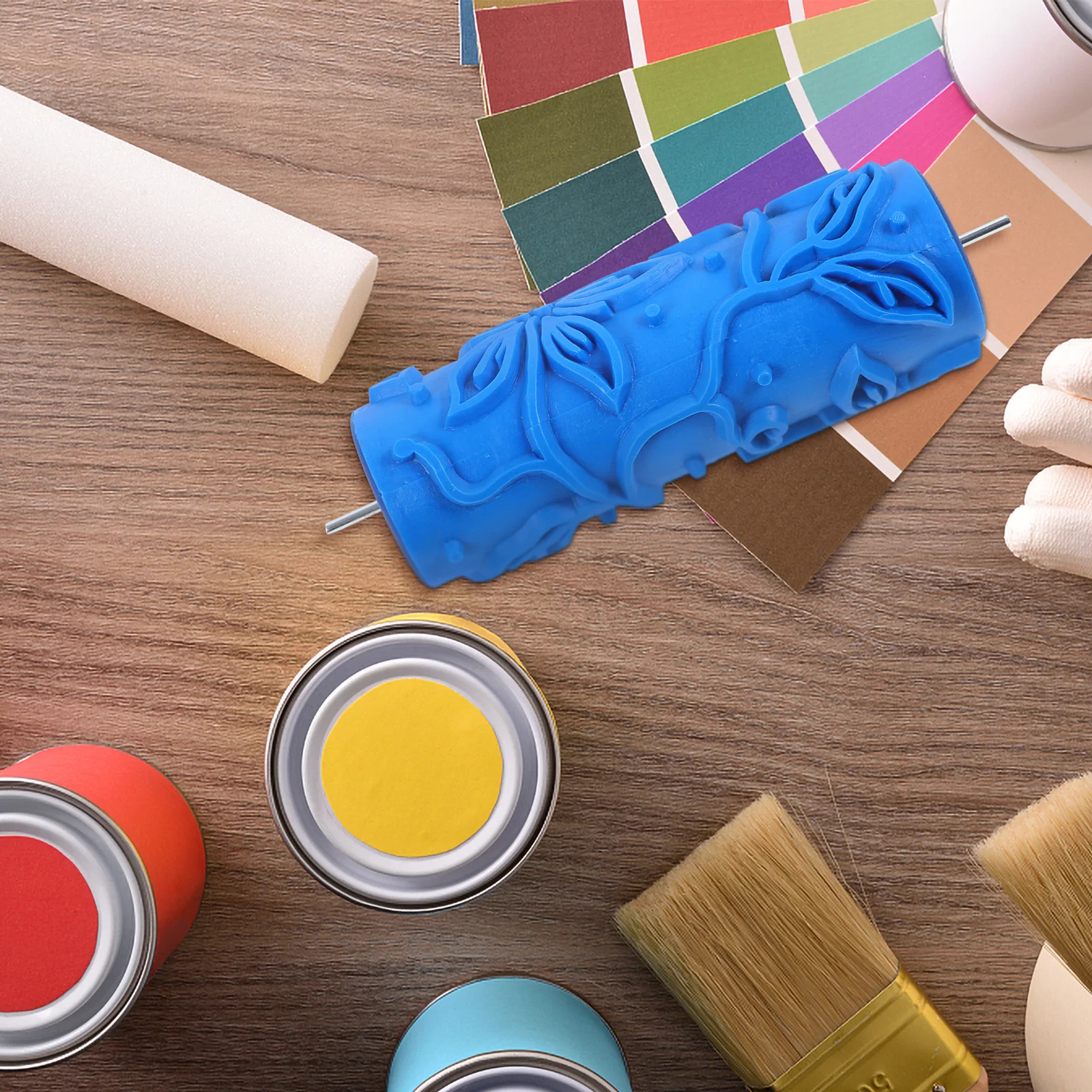 

Инструмент для накатки, Украшение стен, покраска, ролик ходунки, покрытие, зернистая резина, декоративная текстура