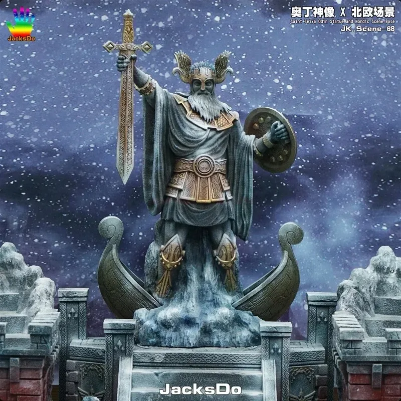 

JacksDo Saint Seiya Myth Cloth EX Odin/Oden Asgard/God Warrior 40 см/15,75 дюйма декоративная статуя диоры из смолы в наличии