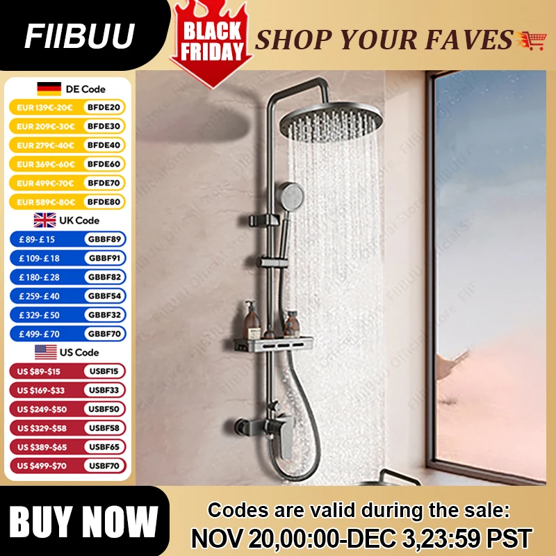 น้ําตกขนาดใหญ่ชุดฝักบัวความสูงปรับระบบหัวฝักบัวสแตนเลส Flush กลับเอวขาอุปกรณ์ห้องน้ํา 1