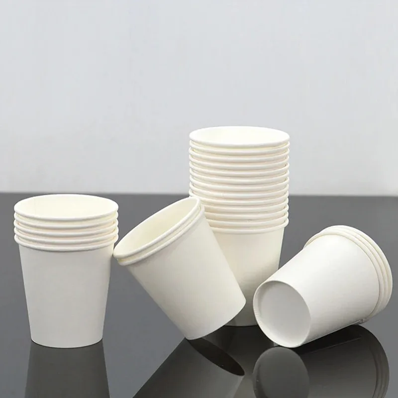 100pcs 180ml 6oz paper cups Personalized Custom，Company cups printing，Event Party Cups，Disposable Cup Custom，Custom