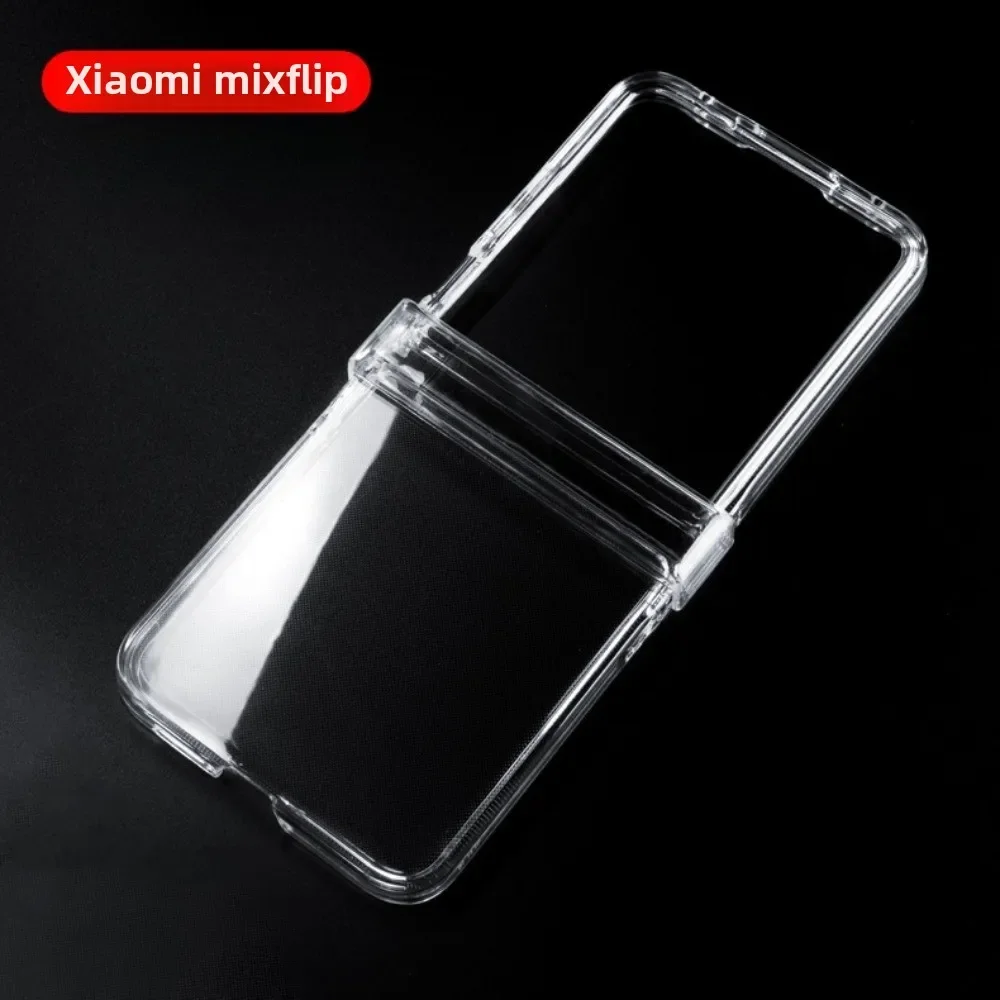 Transparent Hard Shell Phone Case with Hinge Protection