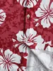 3D Floral Pattern Print Men's Short Sleeve Button Up Lapel Shirt For Summer Holiday Resort Hawaiian Style Shirt Men Oversized 5